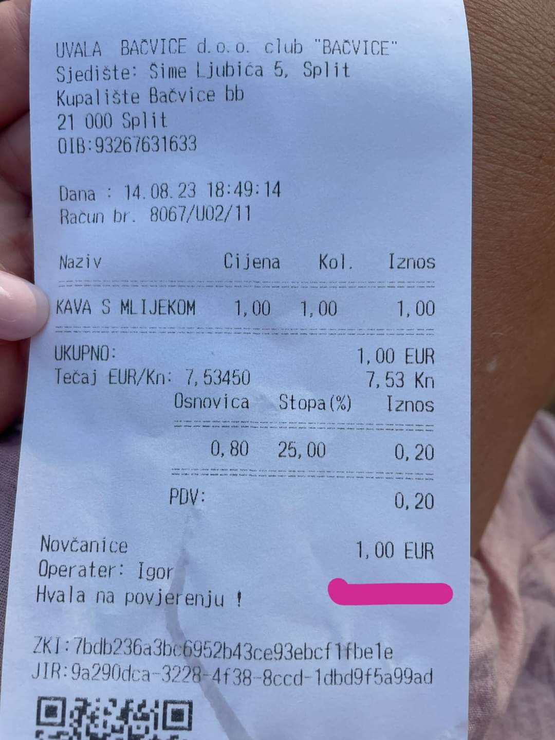 kava racun bacvice 1 