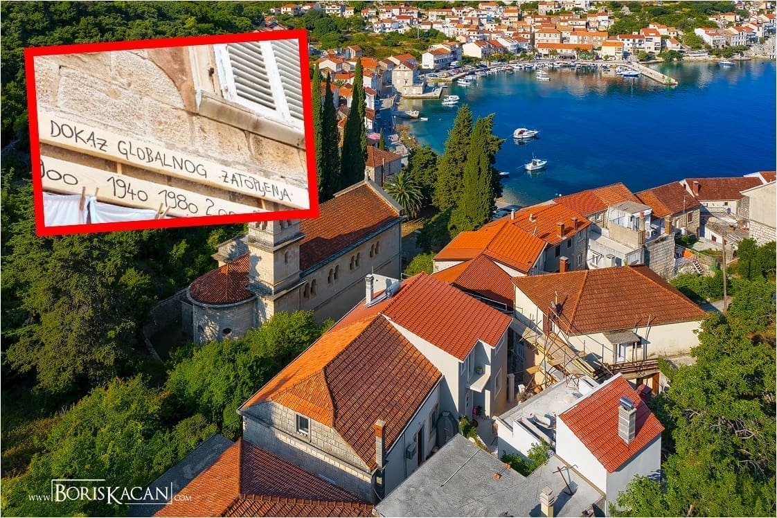 SLIKA GOVORI VIŠE OD TISUĆU RIJEČI Na Korčuli imaju dokaz globalnog zatopljenja kroz godine: 'Je li ovo najbolja slika ovog ljeta'