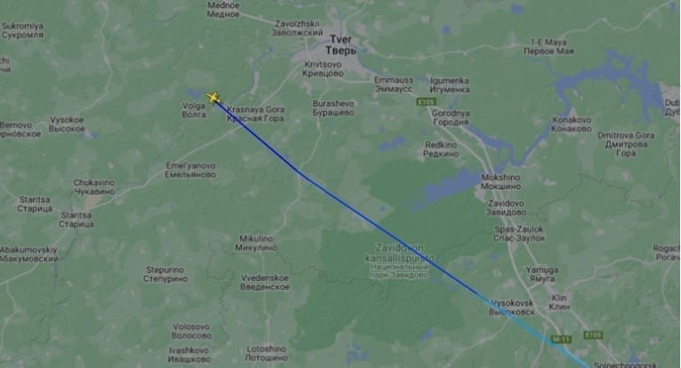 Flightradar24 objavio podatke o posljednjim trenucima leta Prigožinovog aviona: Više puta se dizao i spuštao