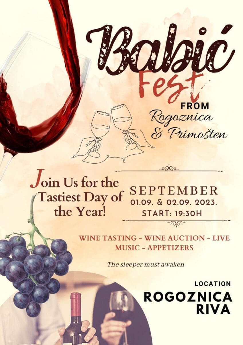 Babic fest Rogoznica Primosten