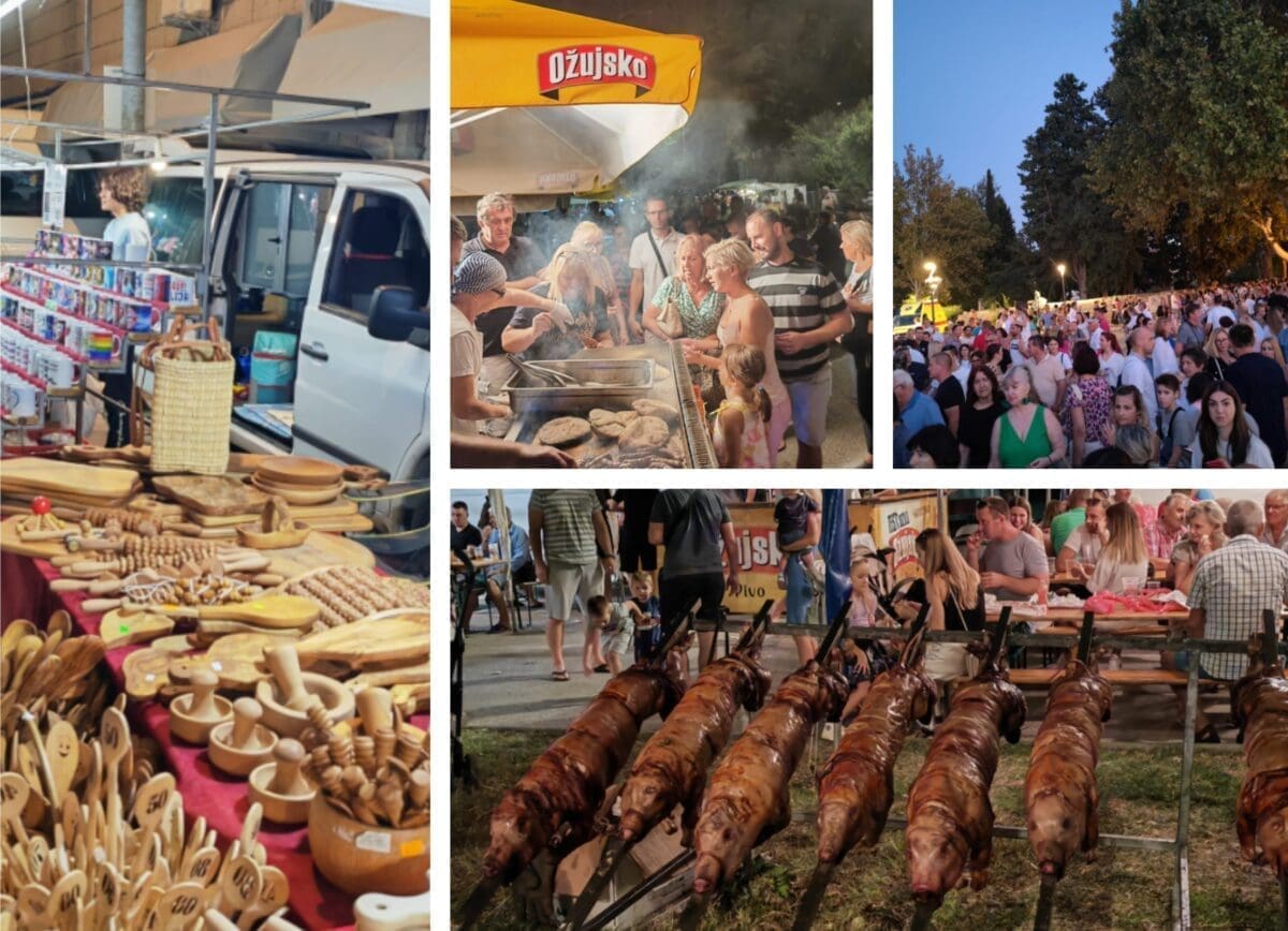 VEČERNJI ĐIR SOLINOM Što je fešta bez janjetine? Sve je planulo, pogledajte gdje su najduži redovi