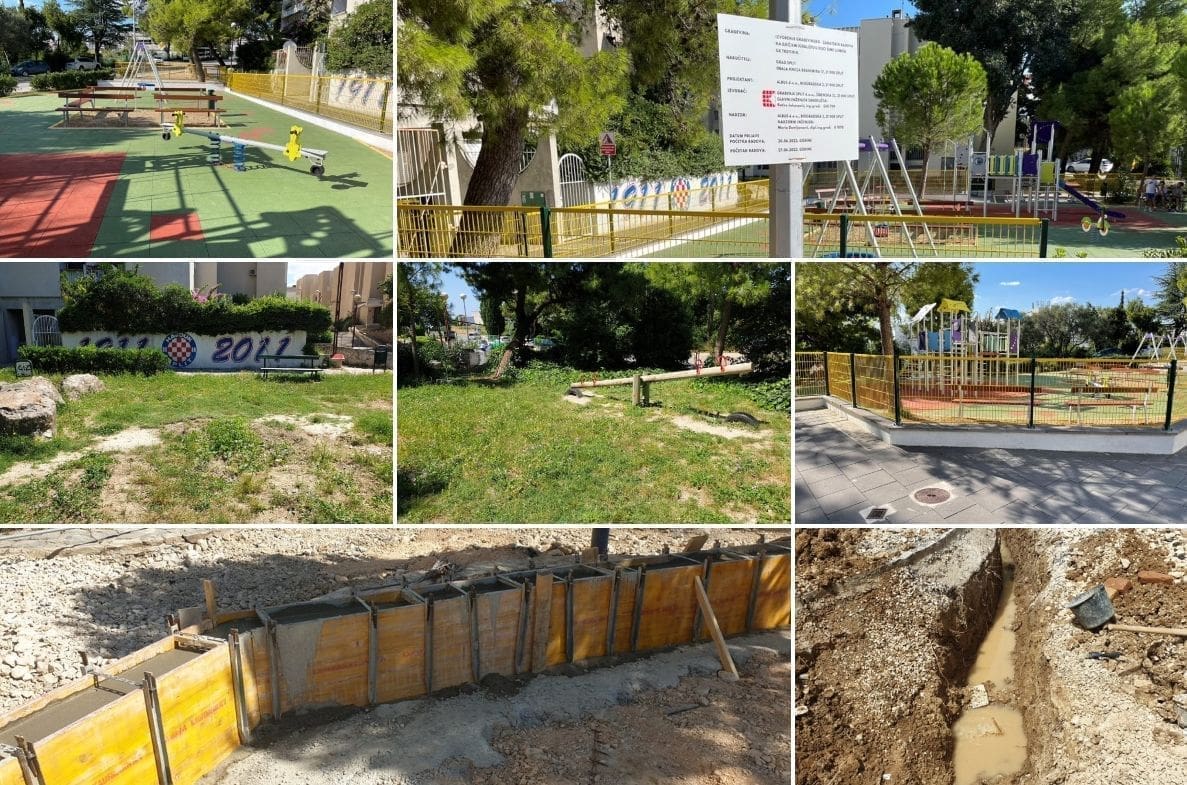 VELIKI OSMJESI NA LICIMA MALIŠANA Svečano otvoren renovirani dječji parkić na Trsteniku