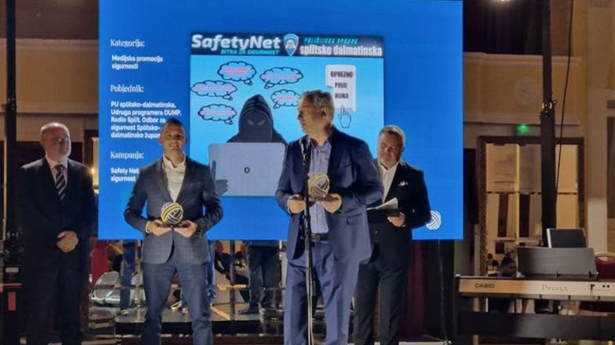 DODIJELJENE HRVATSKE VELIKE NAGRADE SIGURNOSTI 2023. Pogledajte što je osvojila PU splitsko-dalmatinska