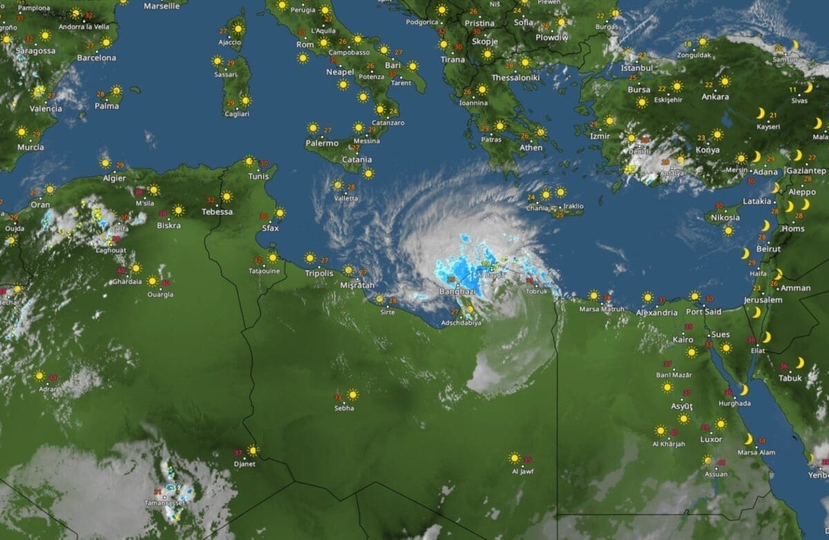 satelit libija poplava