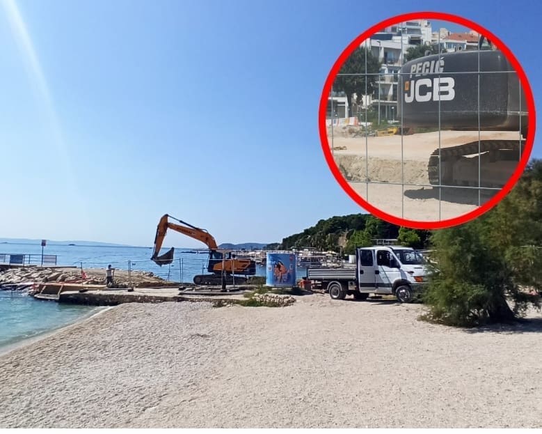 Radovi na Žnjanu došli do plaža: Kupači, izdržite još malo!
