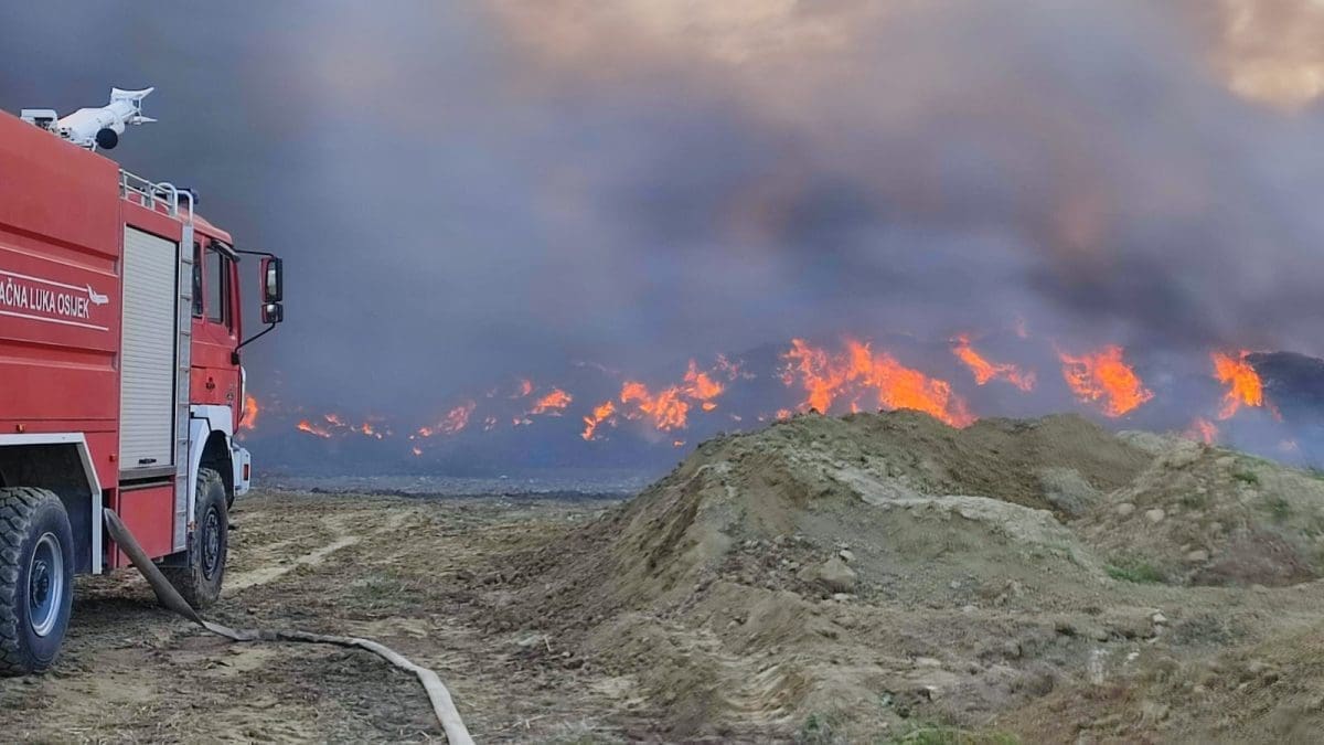HVZ pozar u Osijeku g 3 