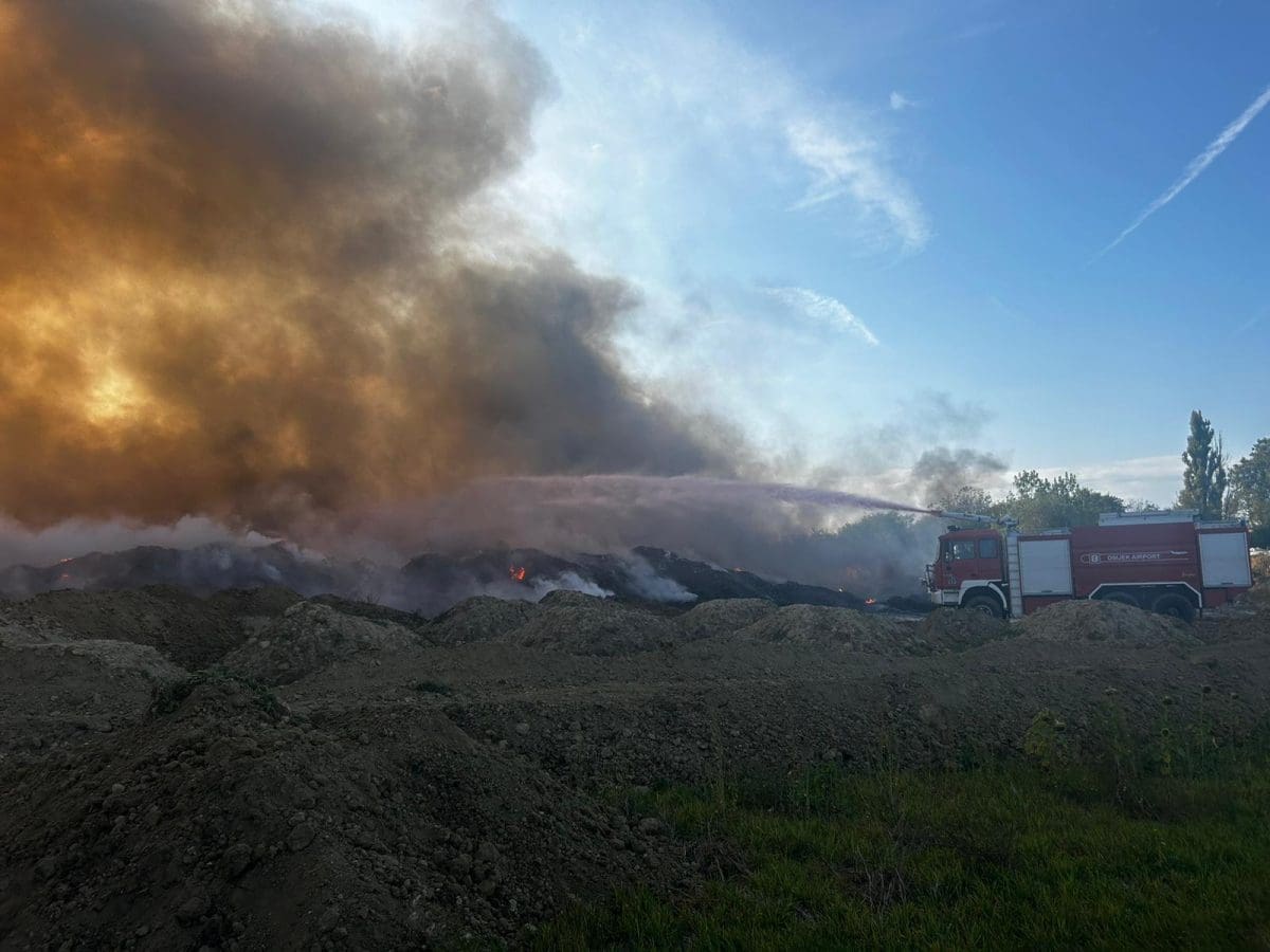 HVZ pozar u Osijeku g 4 