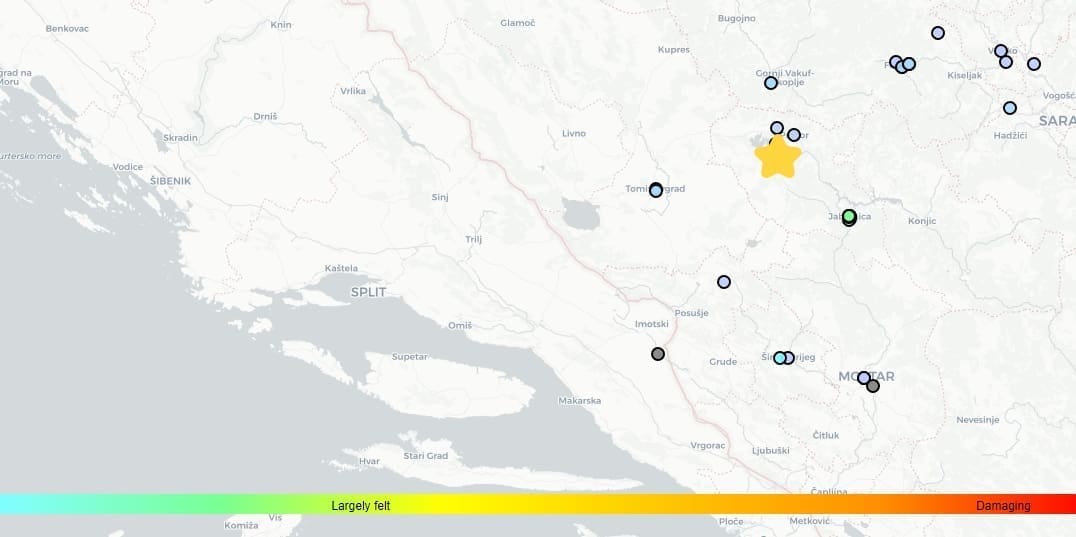 Potres noćas zatresao BiH: "Kratko, ali jako"