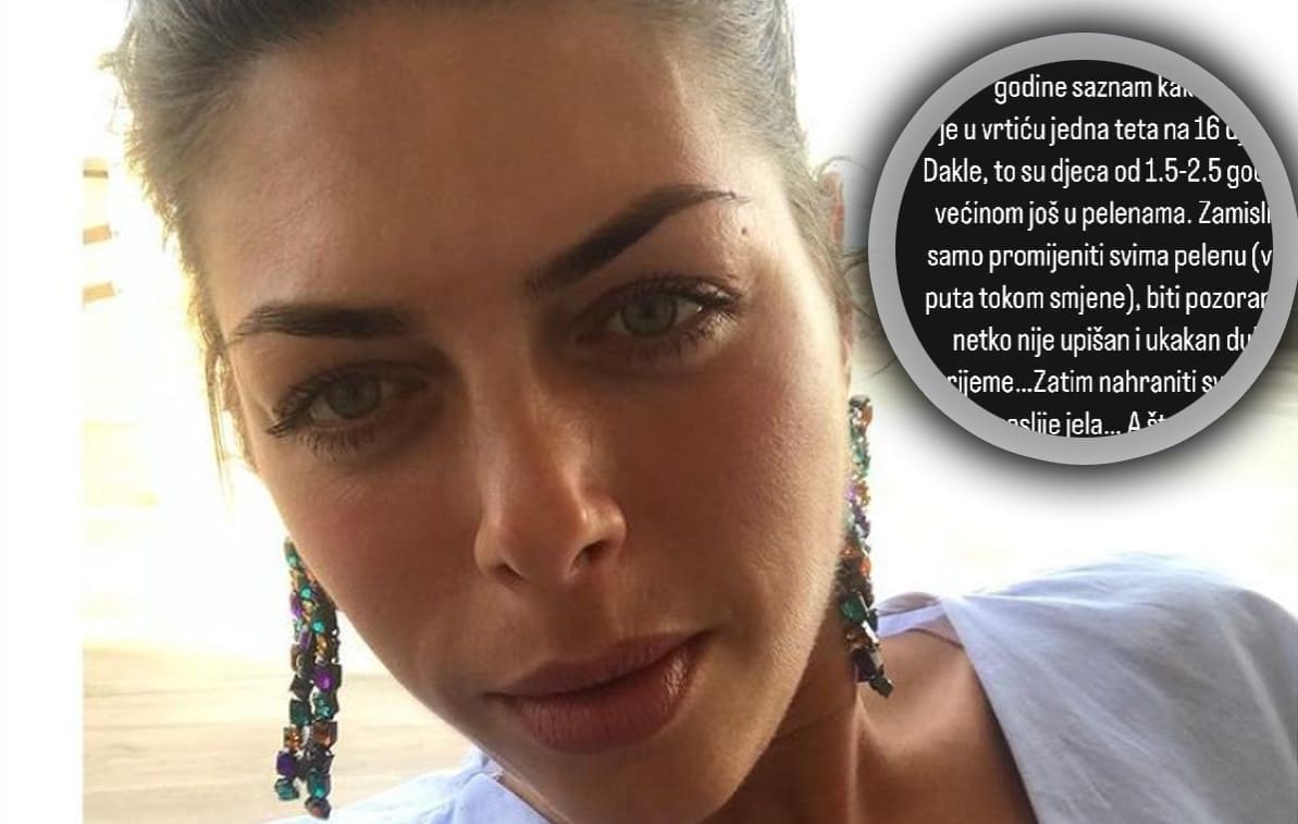 Blanka Vlašić šokirana viđenim u splitskom vrtiću: "To je neprihvatljivo!"