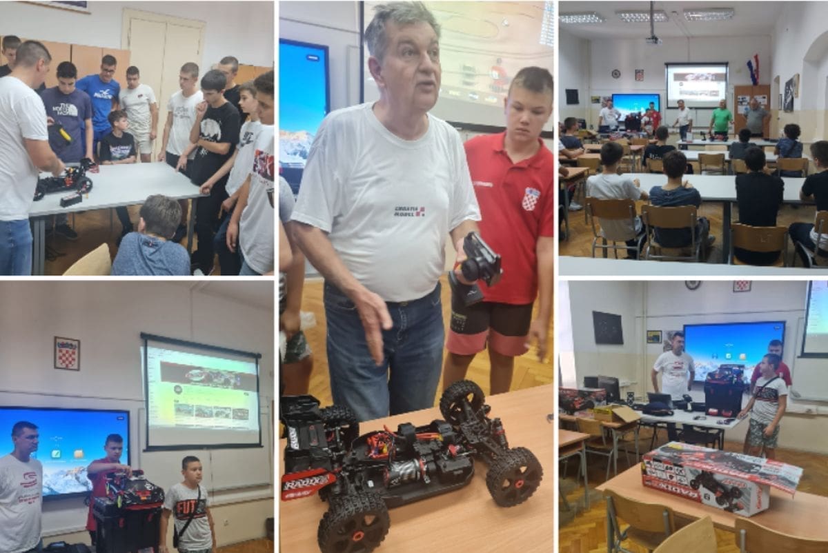 RADIONICA AUTOMODELARSTVA ZAPOČELA S RADOM U SPLITSKOJ SREDNJOJ ŠKOLI Više od 30 učenika uz pomoć mentora razvijat će svoja znanja