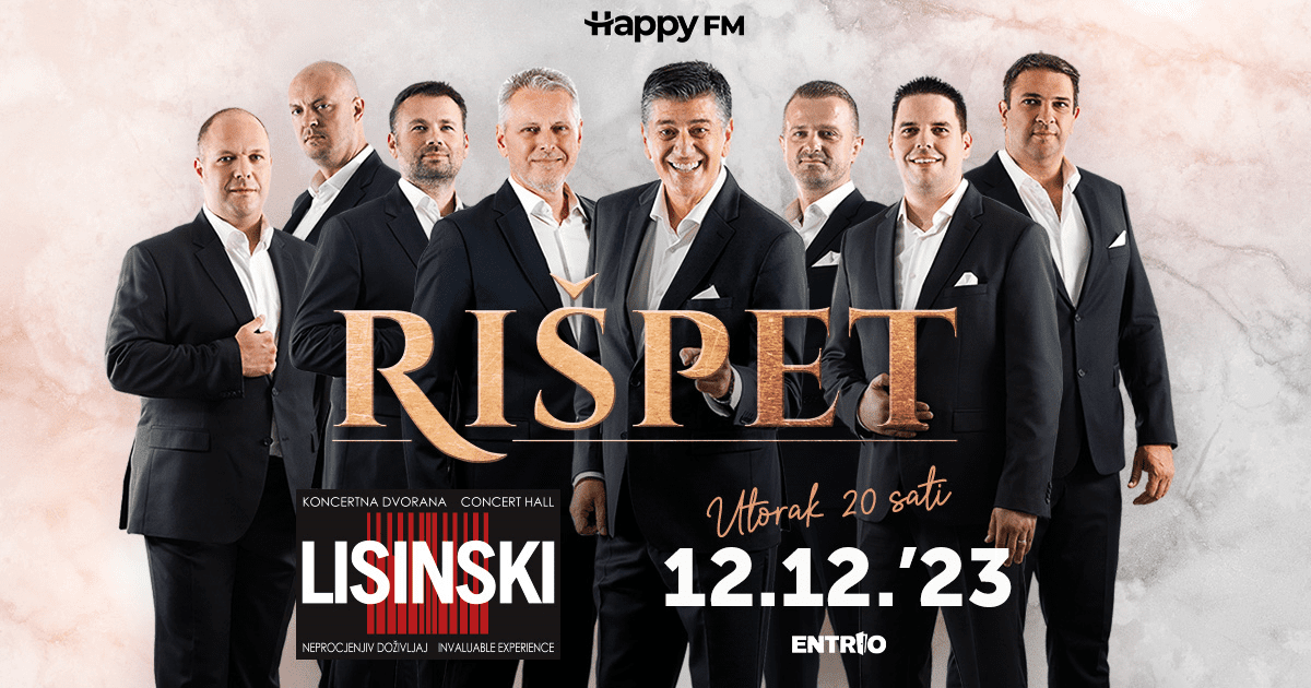 Zbog tehničkih razloga koncert Rišpeta seli iz Cibone u Lisinski