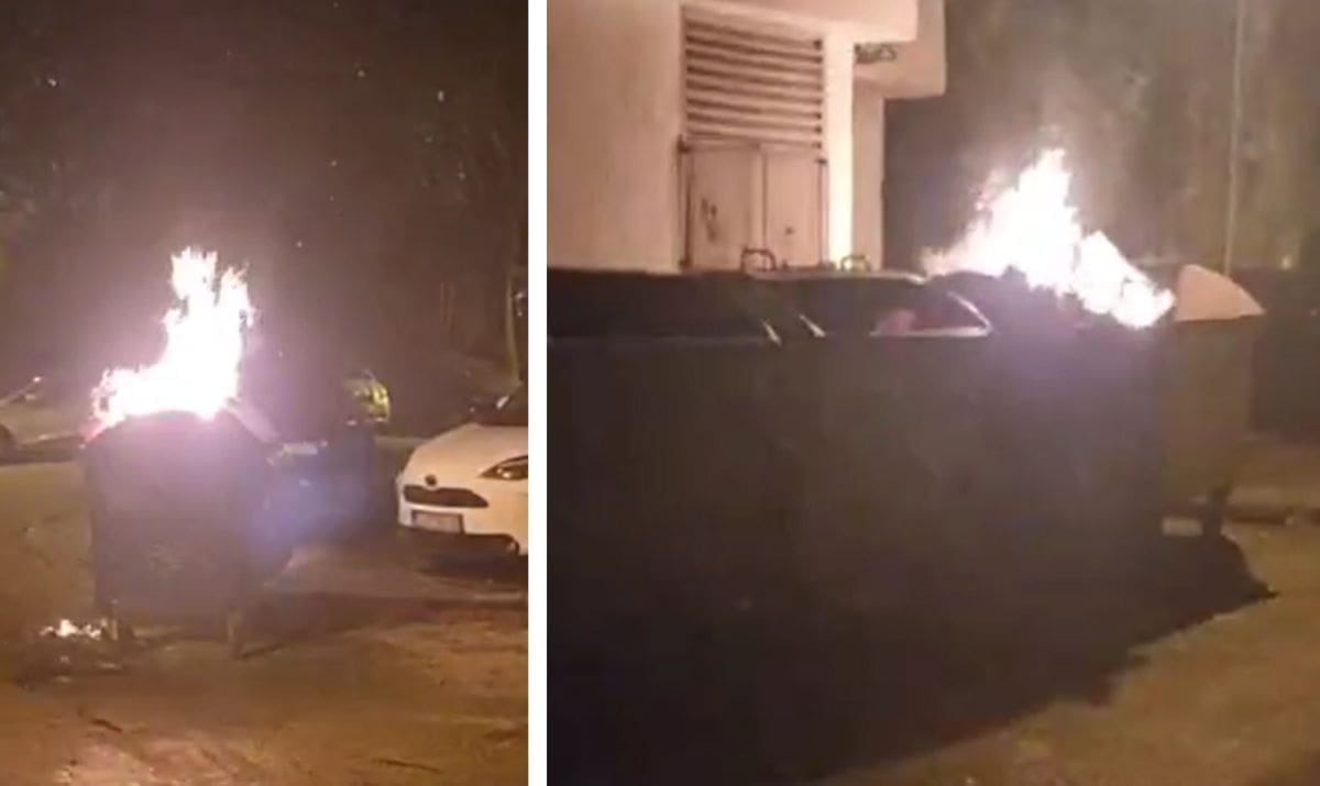 VIDEO Gorjeli kontejneri po Splitu