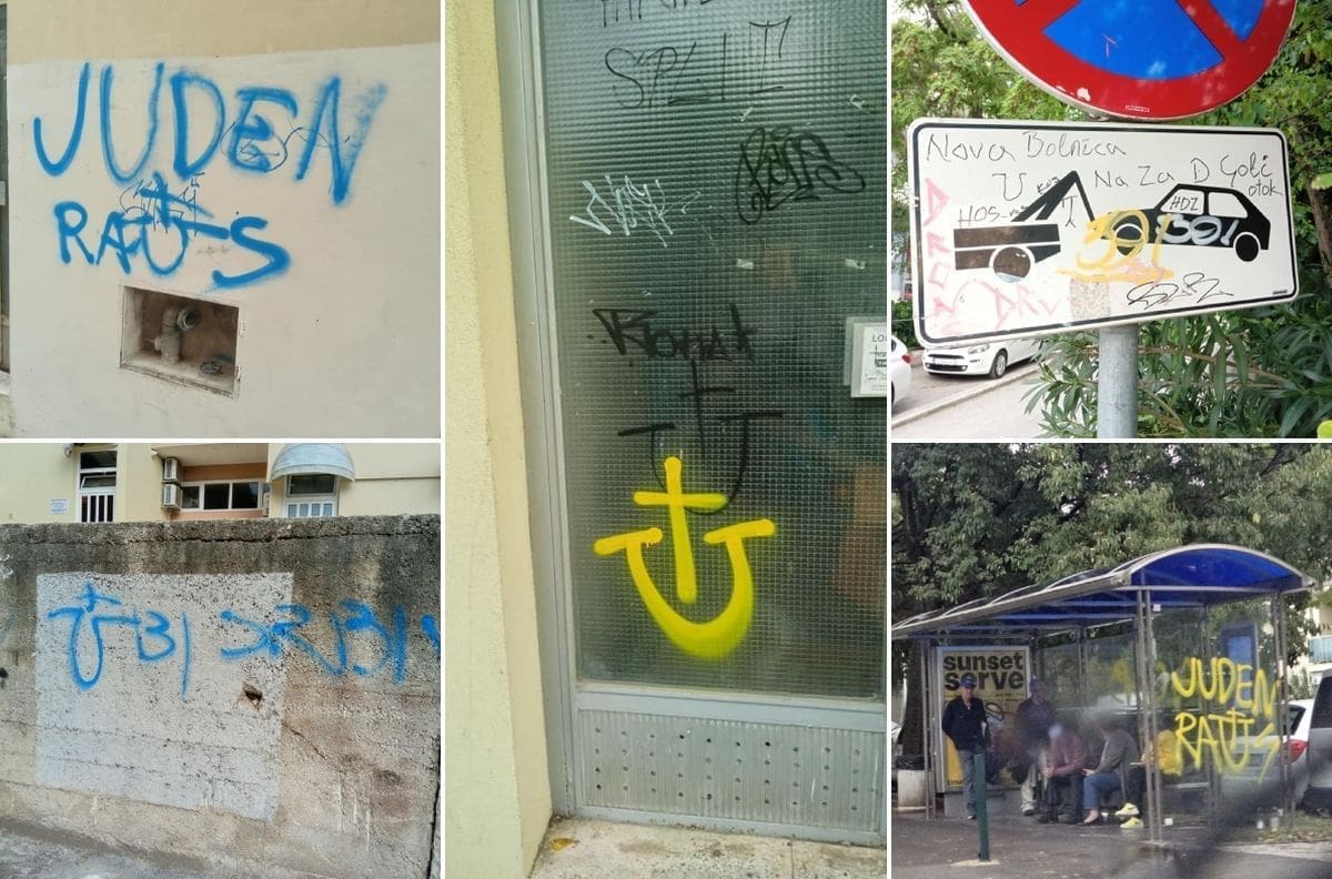 KRENULO ČIŠĆENJE NATPISA MRŽNJE PO SPLITU Svakog dana novi natpisi: Za uklanjanje sa stambenih zgrada koriste se sredstva iz pričuve - do kada će to biti moguće?