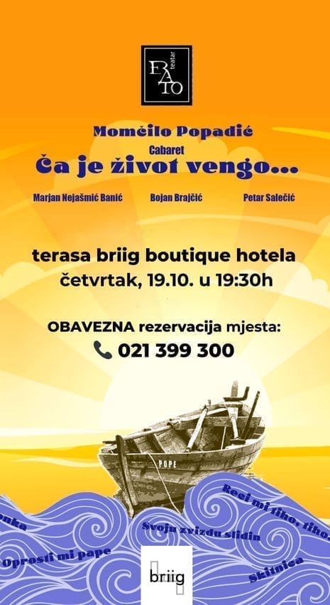 plakat briig cabaret