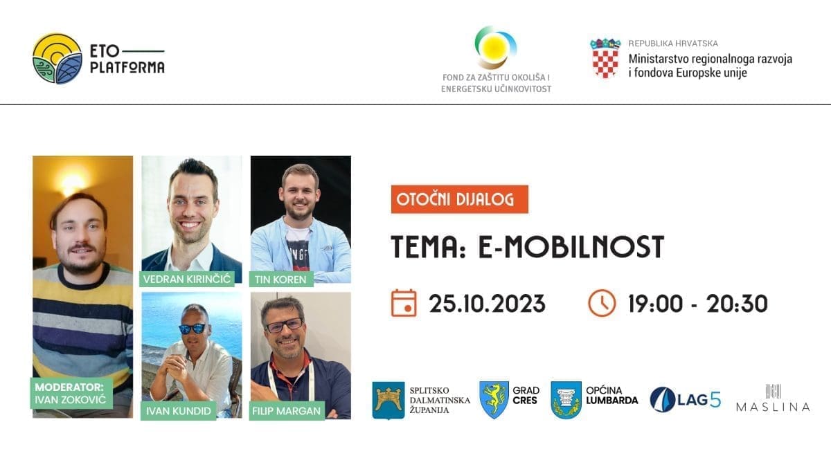 Pokret Otoka organizira otočni dijalog o E-mobilnosti