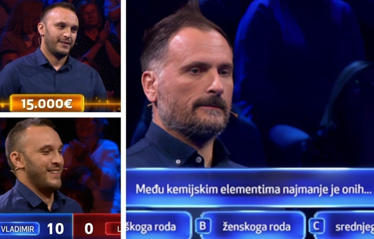 SPLIĆANIN SPREMIO LOVU U DŽEP, ZADRANIN MORAO ODGOVORITI NA ZBILJA NEOBIČNO PITANJE IZ KEMIJE Superpotjera nije baš za sve završila super