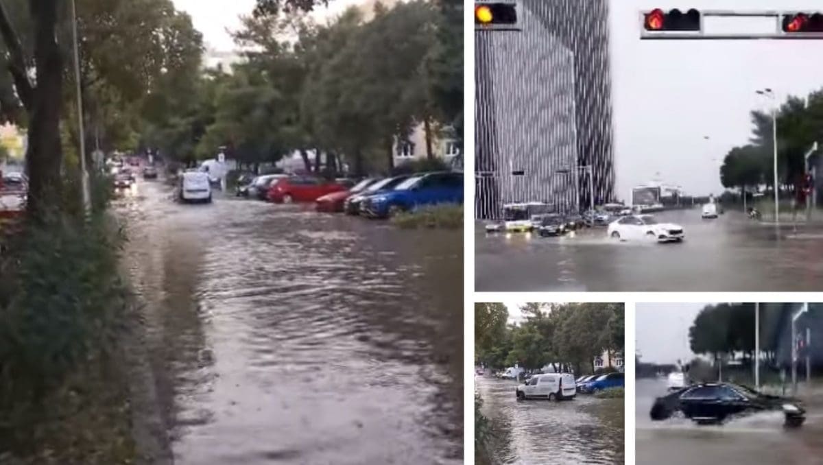 KOLAPS NA SPLITSKIM ULICAMA Vozači doslovno plivaju u problemima, policija regulira promet na pojedinim dionicama