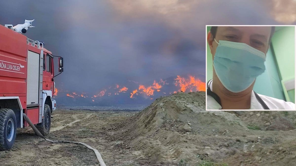 Pulmolog Srića: Građani bi zbog požara trebali nositi maske