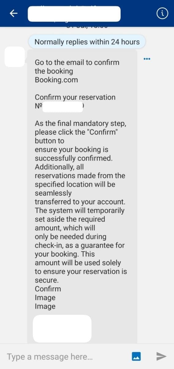 screenshot booking 3 