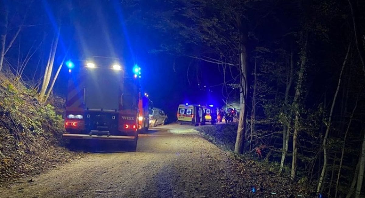 Pijan vozio po planini pa sletio u provaliju. HGSS i vatrogasci spašavali četiri osobe