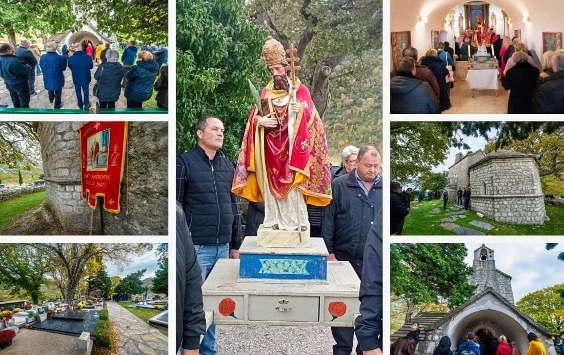 DANAS JE SV. KLEMENT Svećenik masovno blagoslovio automobile kod crkvice u Gornjem Sitnom: "Tu se prepisivao slavni Poljički statut"