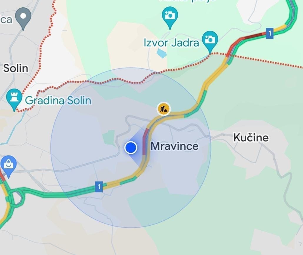 brza cesta solin klis kolona 12 