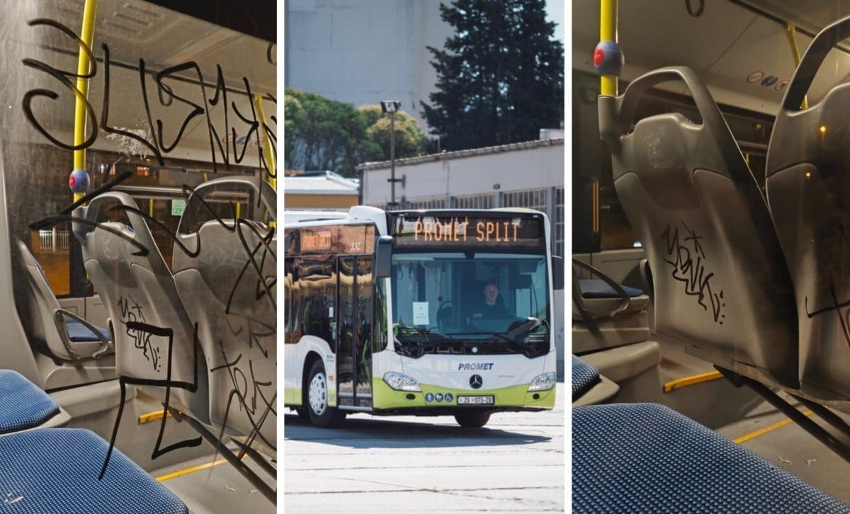 DOKLE VIŠE? Vandali ponovno u pohodu na 'Prometov' autobus, donosimo fotogaleriju!