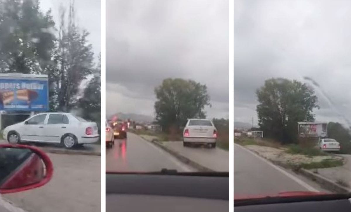 URNEBESNO RJEŠENJE ZA (NE)ČEKANJE U KOLONI Domišljati vozač uzeo stvar u svoje ruke i pretekao gomilu automobila