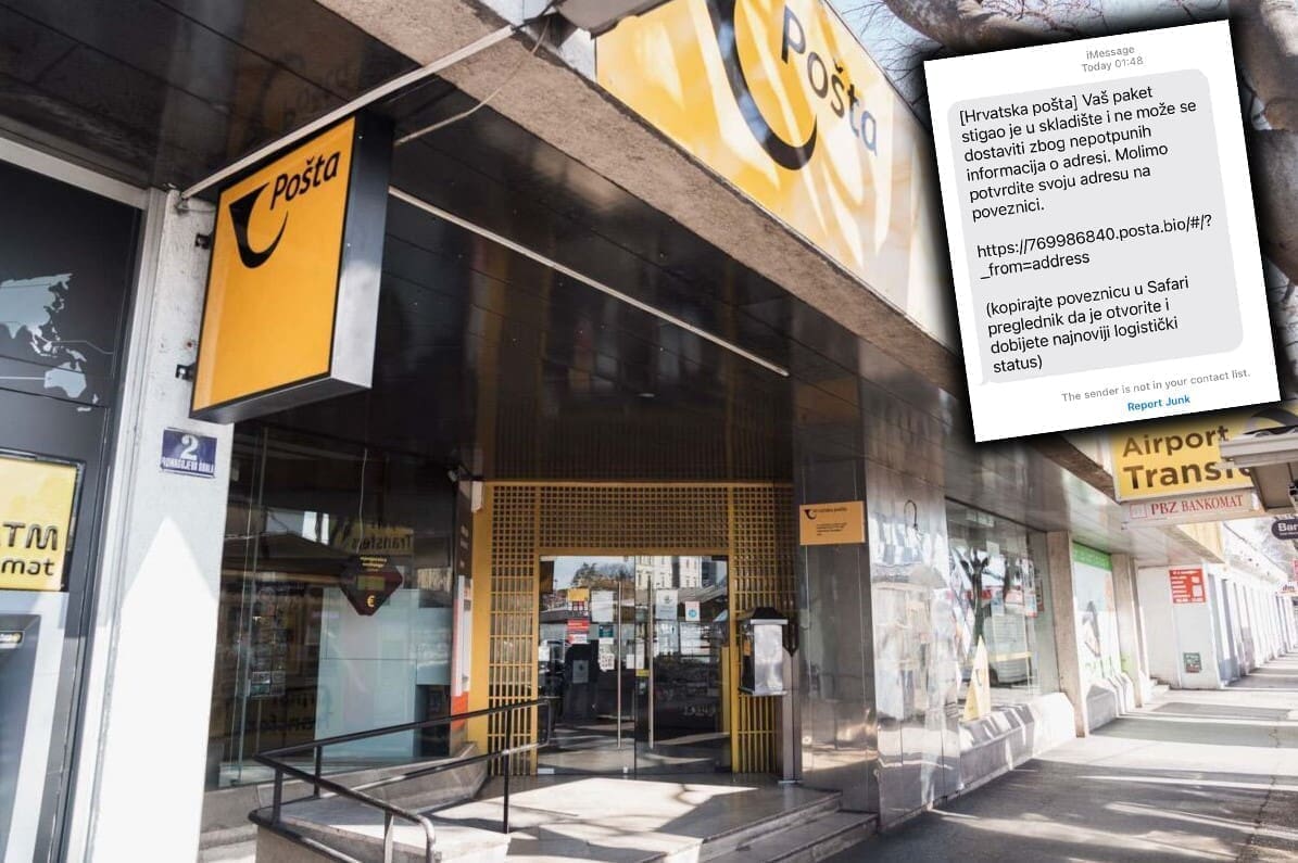 OPREZ! Šire se lažni SMS-ovi i e-mailovi Hrvatske pošte, ni slučajno nemojte klikati