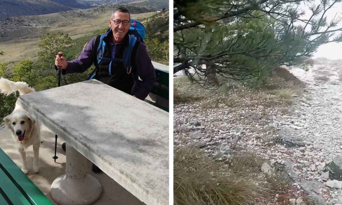 VIDEO Iskusnog planinara velika tuča zahvatila na putu prema domu na Mosoru. Morao se skloniti ispod stabla