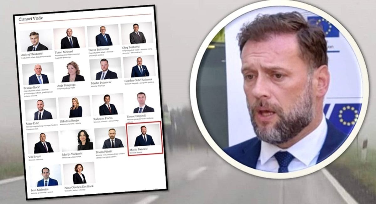 NERADNI DAN ZA TEHNIČARE? Na stranicama Vlade RH Banožić je i dalje ministar