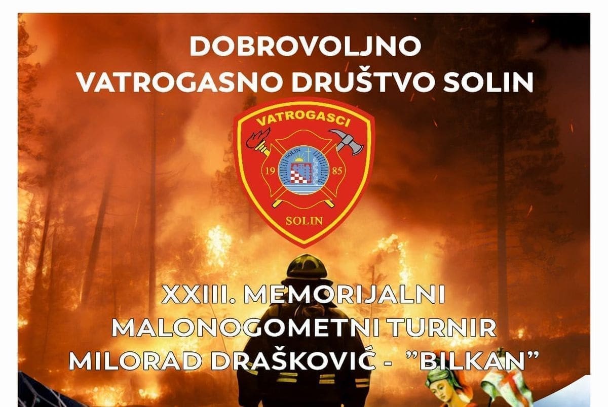 REKORDNI BROJ EKIPA NA MALONOGOMETNOM TURNIRU U SOLINU "Nek se vatrogasci vide i na drugim mistima, a ne samo na požaru"