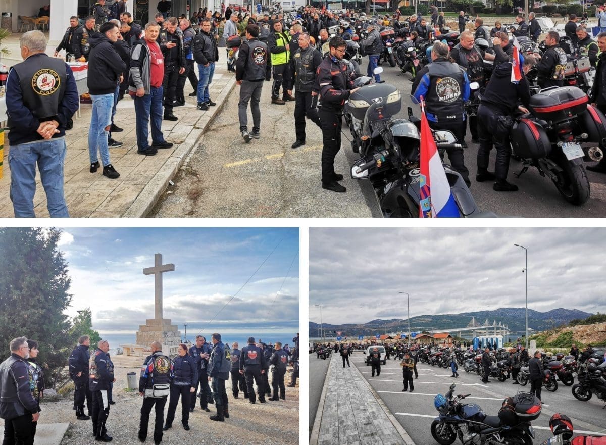 BIKERI SE ZAPUTILI U VUKOVAR S POSEBNOM NAMJEROM Tradicionalna vožnja od Prevlake pod nazivom: "Zajedno u ratu, zajedno u miru"