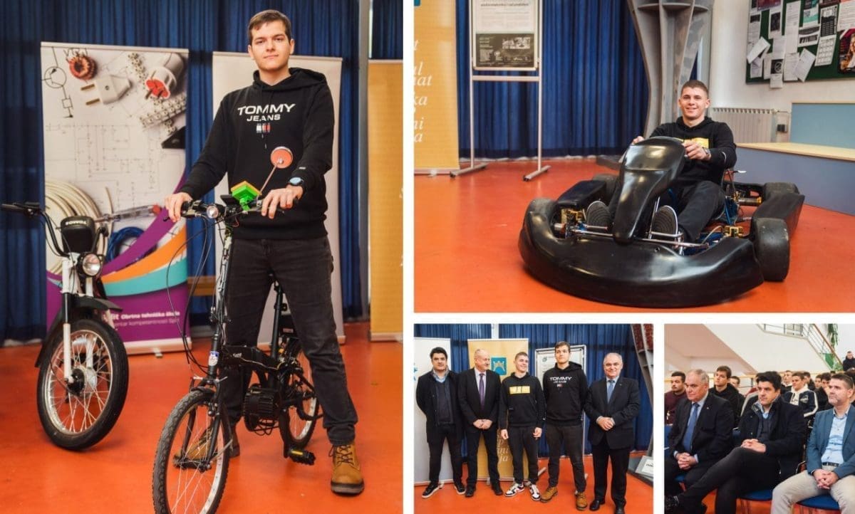 ELEKTRIČNI GO KART I BICIKL IZ OBRTNO-TEHNIČKE ŠKOLE Suvremeno obrazovanje podižu na jednu novu razinu: Prvi u Hrvatskoj napravili kurikulum za učenike s teškoćama u razvoju