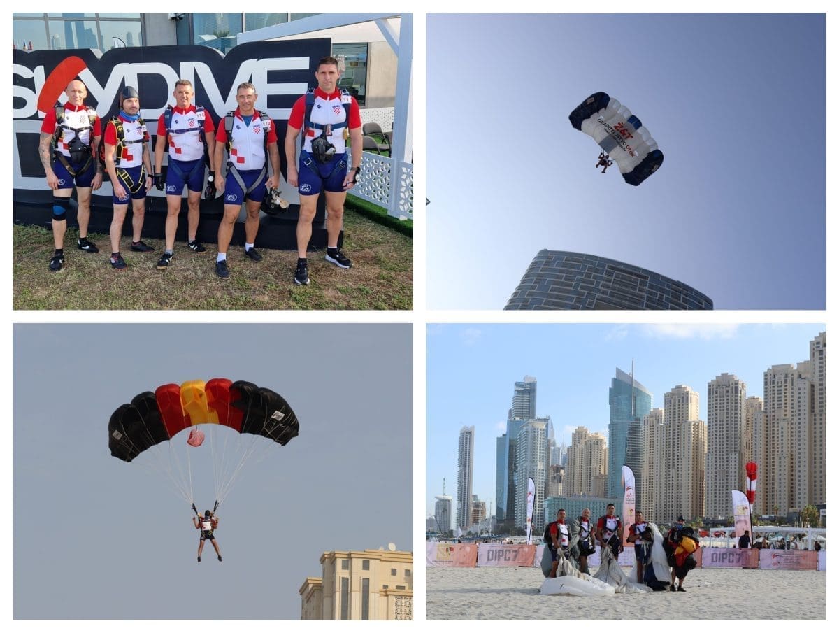 DVA DALMATINCA U PADOBRANSKOM TIMU NA NATJECANJU U DUBAIJU Ovaj adrenalinski sport uskoro i u Hrvatskoj