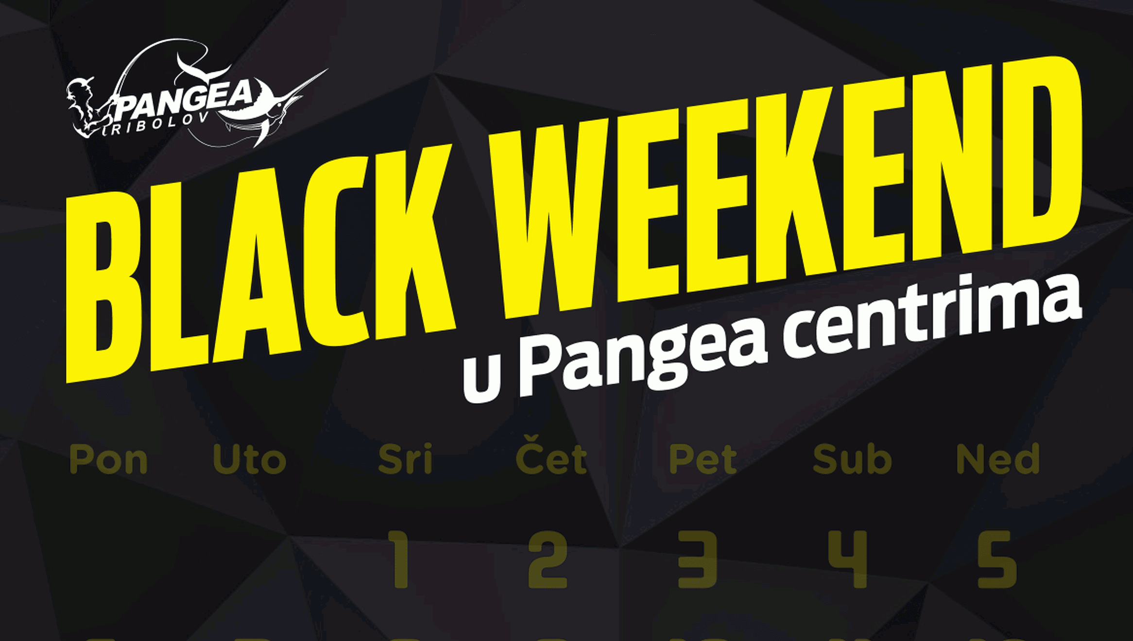 Uživajte u nevjerojatnom Black Friday vikendu u Pangea ribolovnom centru!
