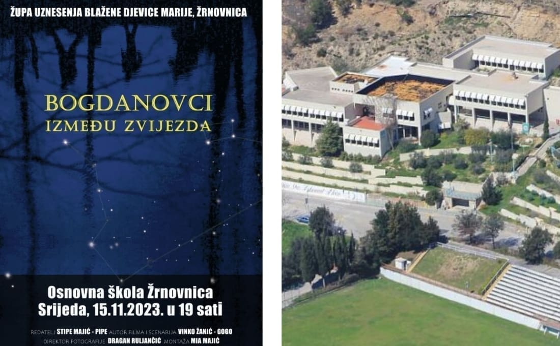 DOKUMENTARNI FILM "BOGDANOVCI IZMEĐU ZVIJEZDA" Ove srijede u OS Žrnovnica pogledajte film o selu kraj Vukovara koje je simbol hrabrosti i žrtve