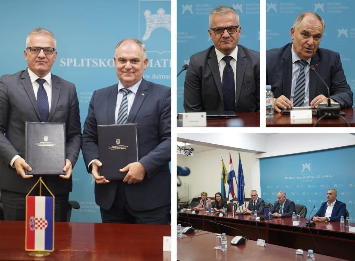 VAŽAN DAN U SPLITSKO-DALMATINSKOJ ŽUPANIJI Potpisan sporazum o suradnji: "Hrvati osjećaju potrebu upoznati zemlju svojih pradjedova"