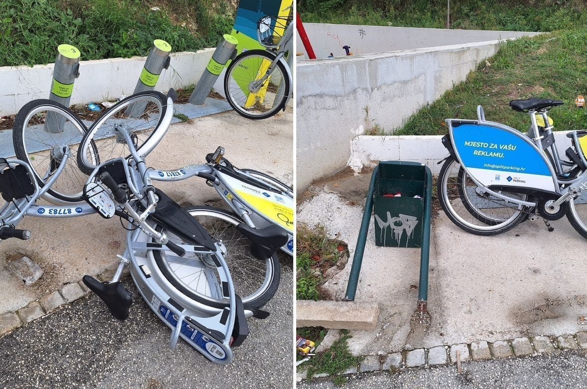 SPLITSKI VANDALI NA DJELU Nepoznati divljaci uništavaju bicikle i dječje igralište: "Kamenovana je kuća nakon čega je došlo do fizičkog obračuna"
