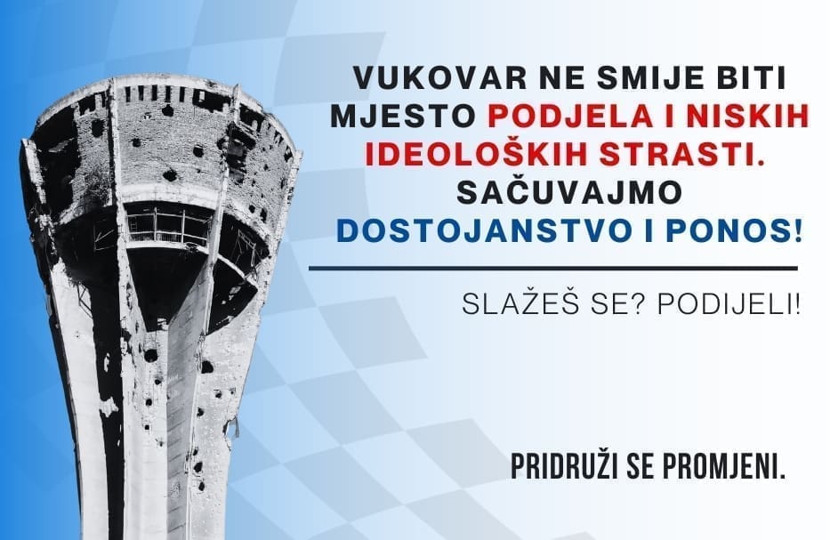AP: "HOS-u jest mjesto u Koloni sjećanja, no je li cilj plakata bio unijeti nemir i političku raspravu uoči Dana sjećanja?"