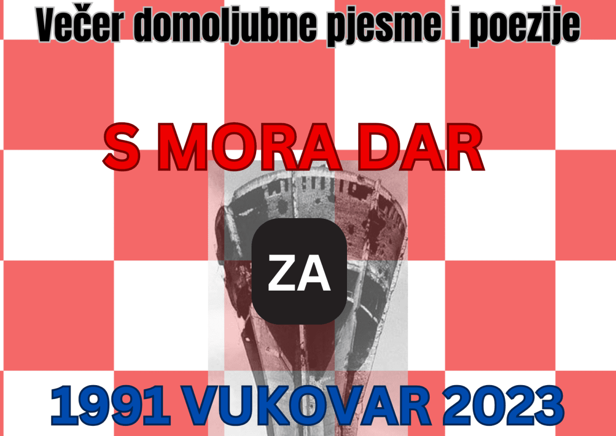 S mora dar za Vukovar – večer domoljubne pjesme i poezije