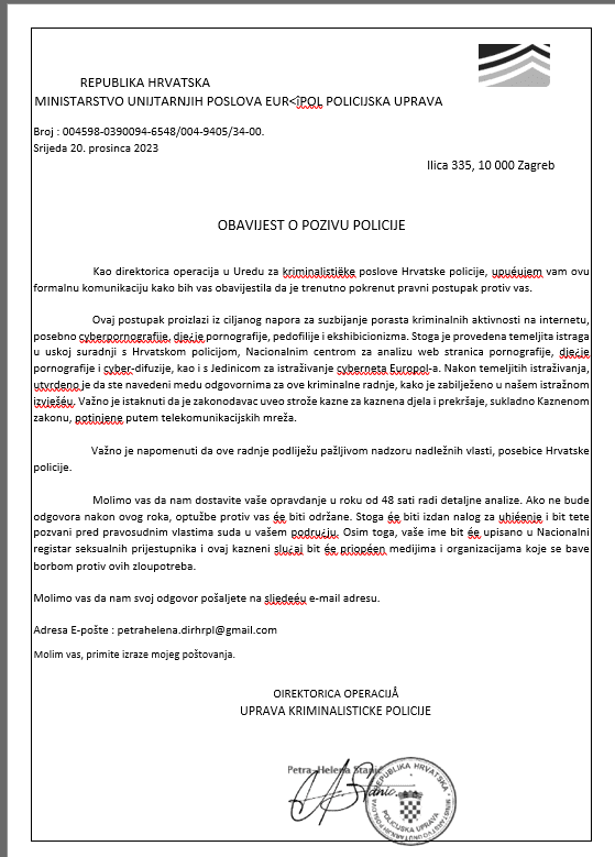 1703929484 Obavijest police