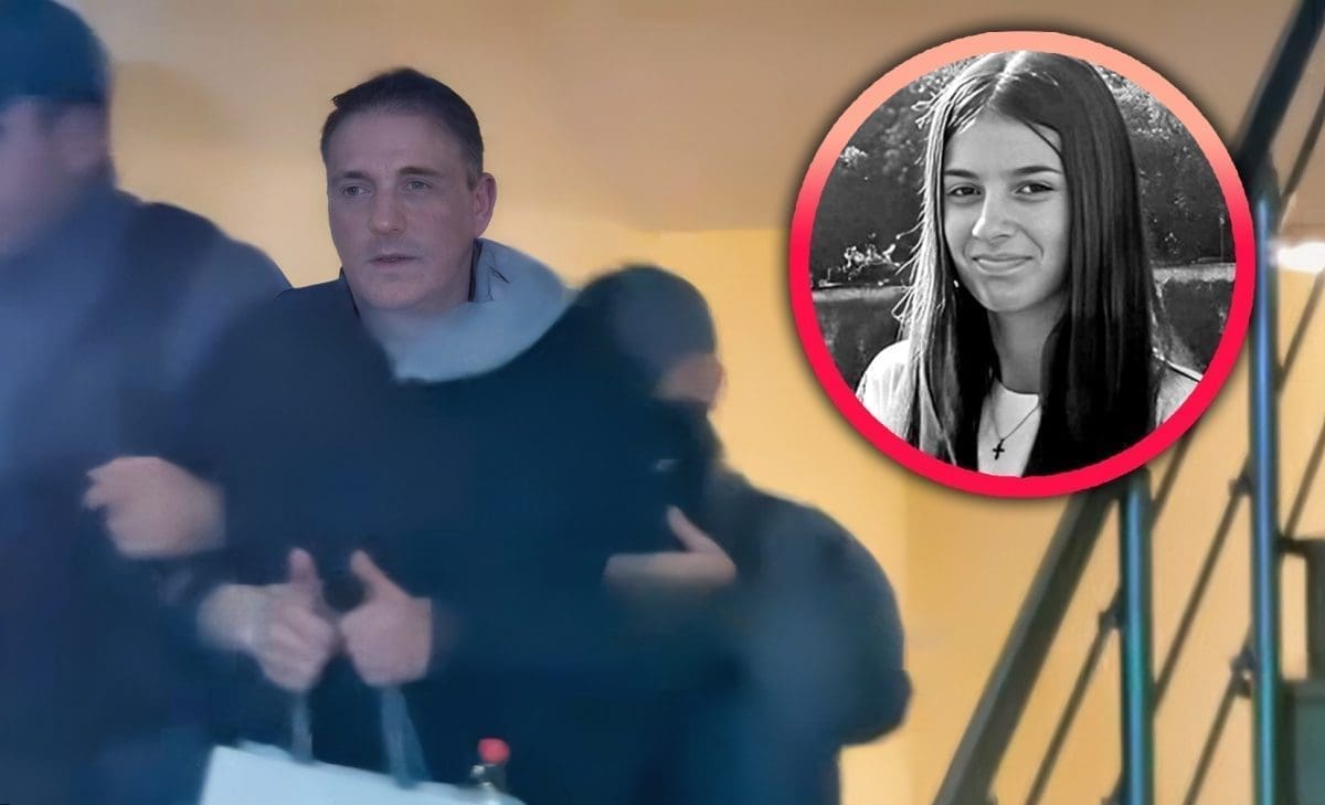 Otac ubijene Vanje podigao palčeve dok su ga privodili