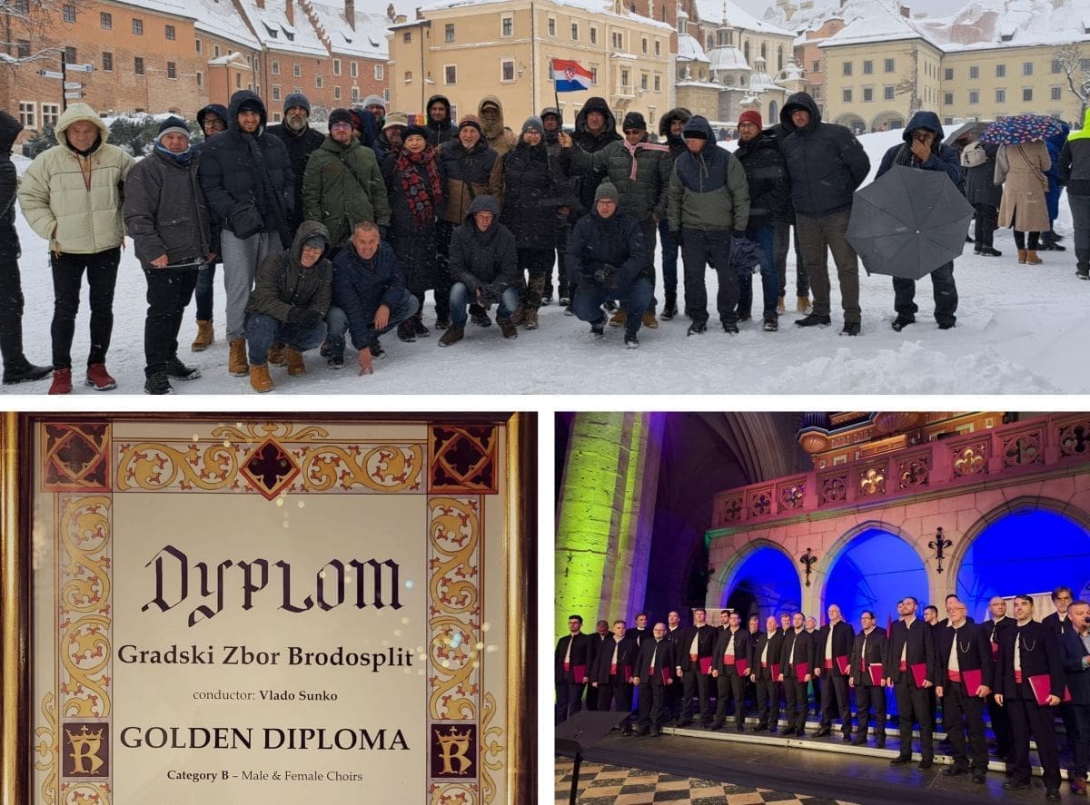 SPLIĆANI PONOVNO ZLATNI Zbor Brodosplit oduševio publiku i žiri