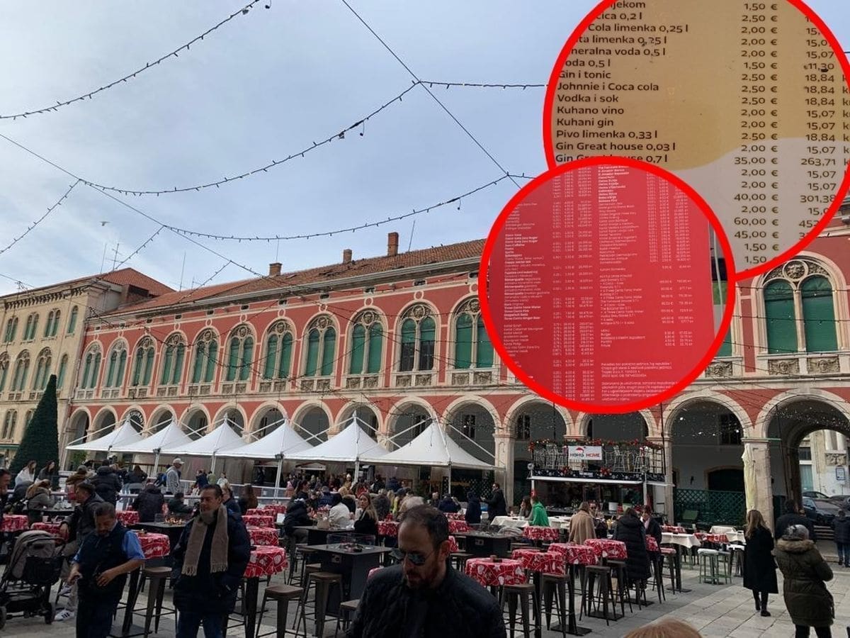 PRONJUŠKALI SMO PO ADVENTSKOJ PONUDI U SPLITU "Cijene su kao u Londonu". Cijene pića i duplo skuplje nego na Kampusu....