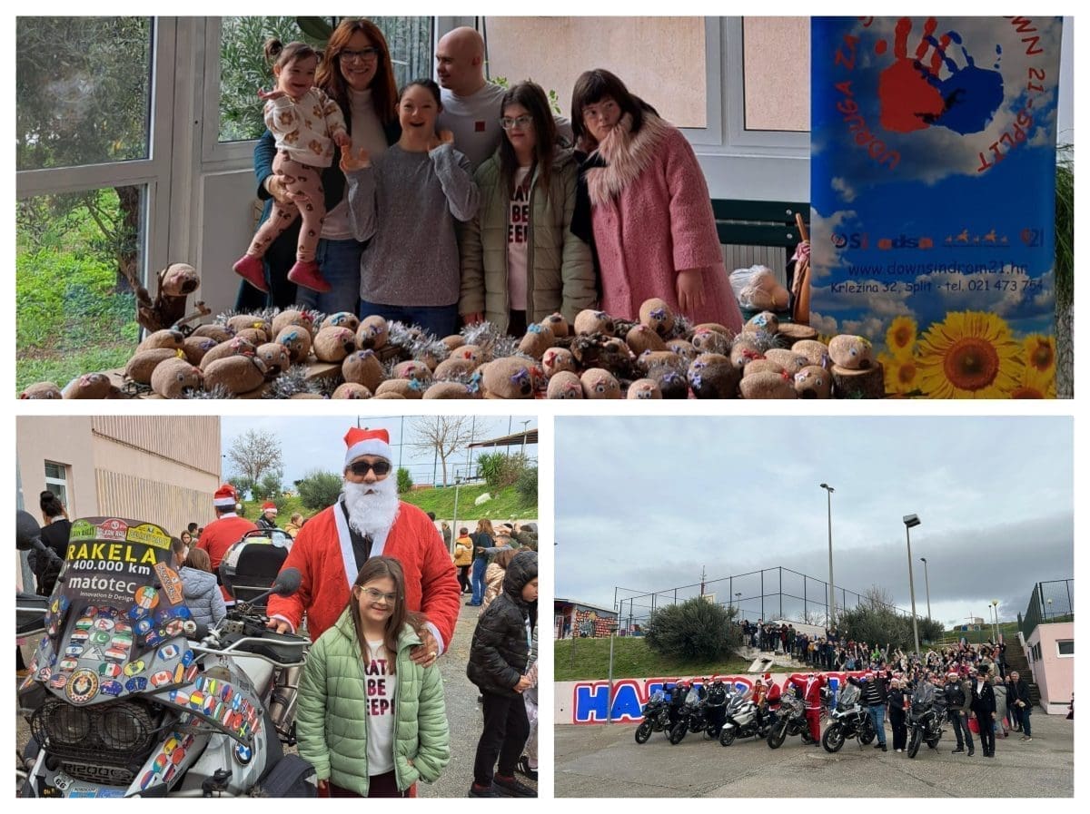 JEŽIĆIMA OBRADOVALI UČENIKE SPLITSKE ŠKOLE, A IZNENADILI IH I BAJKERI Oni im se velikodušno zahvalili
