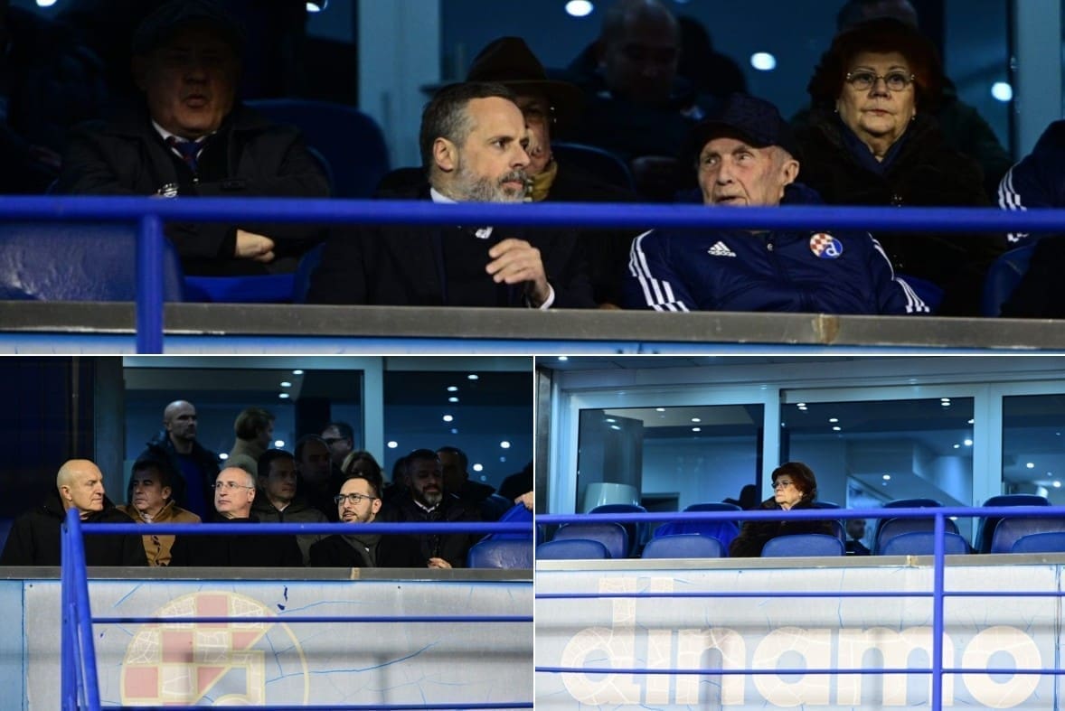 POGLED NA SVEČANU LOŽU Puljak, Jakobušić, Barišić i mnoga druga poznata lica zauzela posebno mjesto na tribinama...