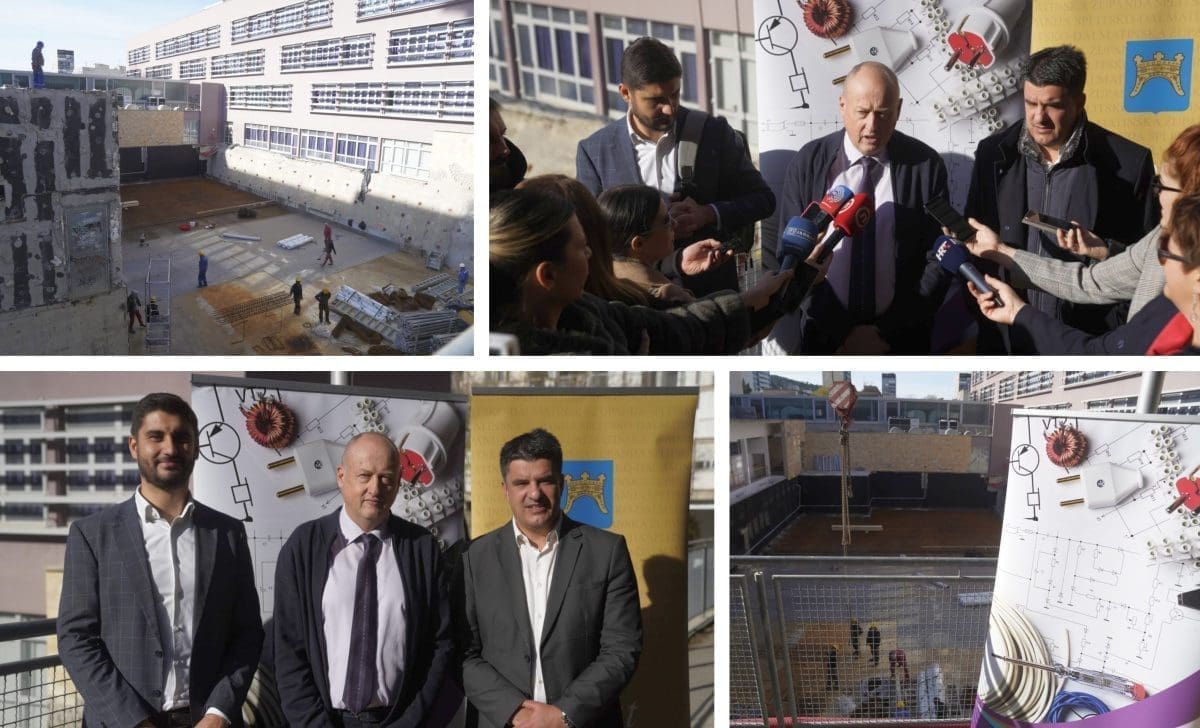 PRAŠI SE SVE NA GRADILIŠTU SPLITSKE ŠKOLE 'Novi prostor i nova oprema će našim učenicima omogućiti da još lakše pronađu radno mjesto'