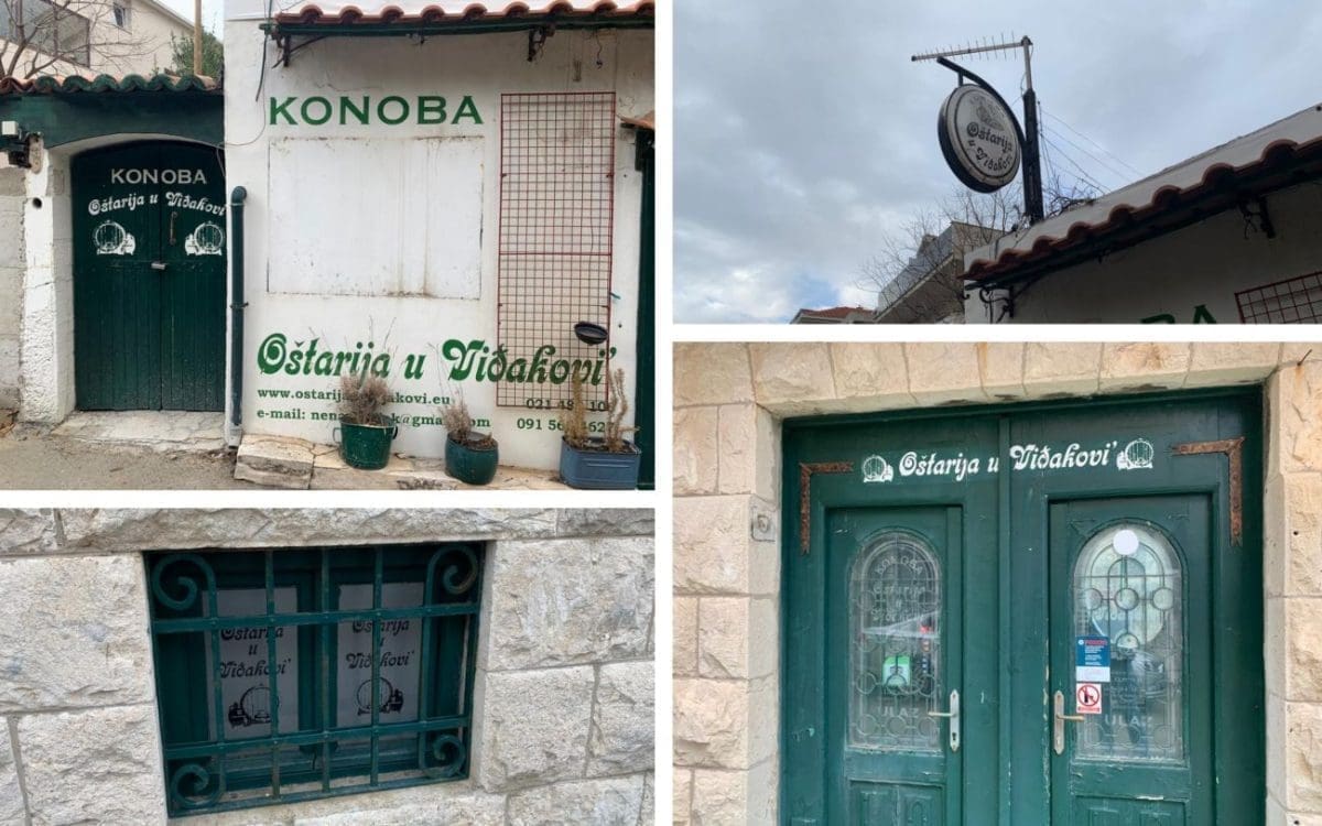 OŠTARIJA U VIĐAKOVI' ZATVORILA VRATA Kultna konoba sa sobom nosi brojne uspomene Splićana, a što će sada niknuti u tom prostoru još se ne zna