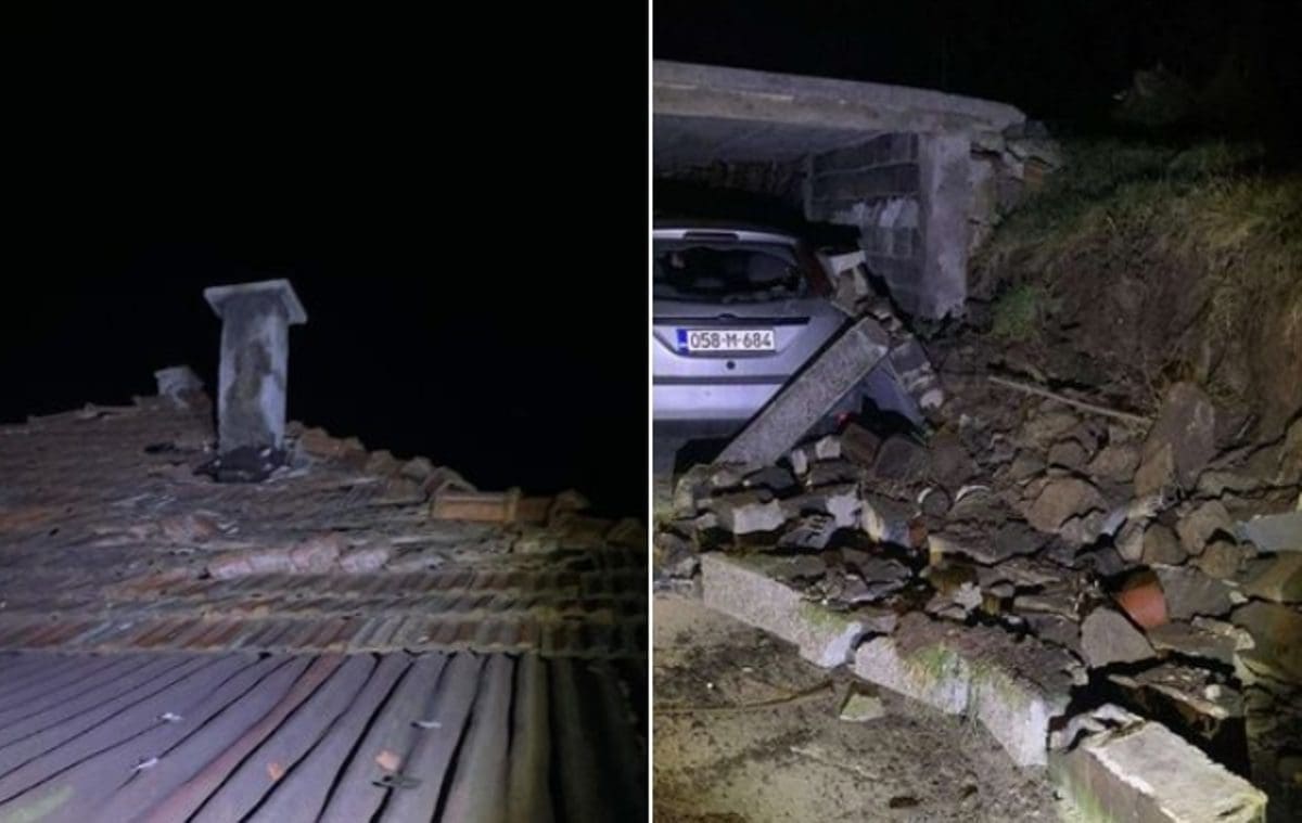 DVIJE OSOBE ZADRŽANE U BOLNICI U sinoćnjem potresu u BiH ozlijeđene četiri osobe, odron zatvorio magistralu
